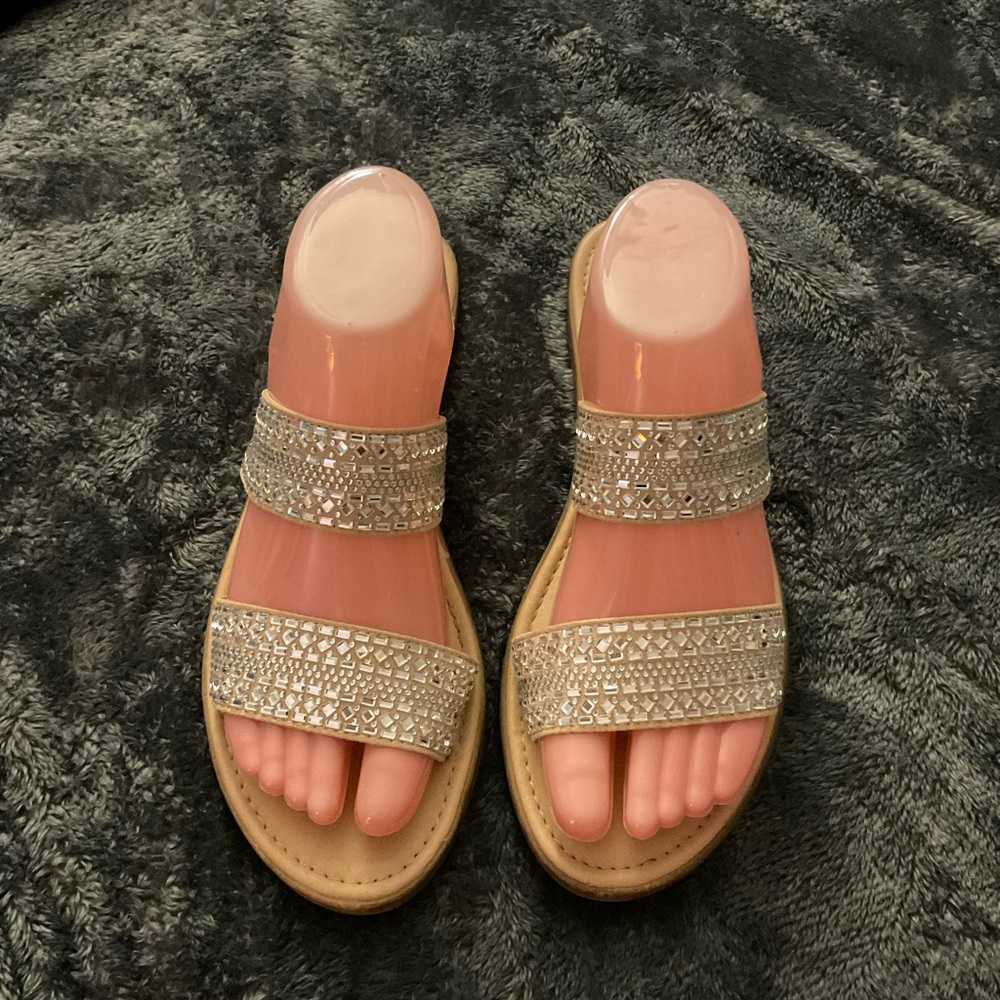 A New Day Sparkly Sandals